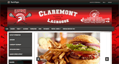 Desktop Screenshot of claremontlacrosse.com