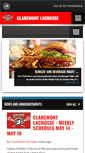 Mobile Screenshot of claremontlacrosse.com
